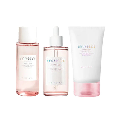 Korean Centella Original Products Pink Salt Fresh Ampoule Toner Facial Serum Cleanser and Moisturiser Cream Skincare Full Set