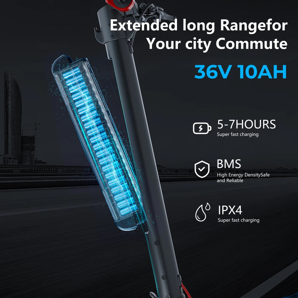 HX X8 e scooters 350W electric scooter Foldable Electric Scooter 10Inch adult Kick escooter 10AH E Scooters Escooter.