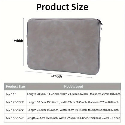 11 13 14 15 Inch Laptop PU Leather Protective Tablet Bag Computer Pouch Case Storage Bags Slim Laptop Sleeve for Macbook Perfect.