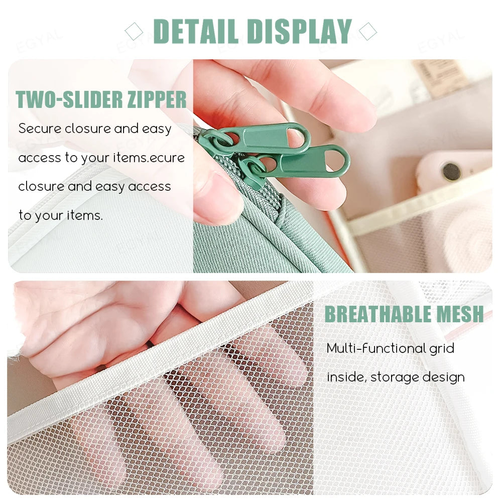 Tablet Sleeve Bag 9-11 inch for XiaoMi Pad 5 Pro iPad Air Pro 11 13 M4 M2 10th/9/8 10.2 For Samsung Huawei Shockproof Pouch Bags.