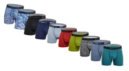 5 stücke Weihnachts Druck männer Unterhose Shorts Brief Bund Boxer Briefs Marke Männer Höschen Baumwolle Unterwäsche Mann Boxer Badehose