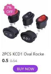 1 Stück Ein/Aus SPST runder wasserdichter LED-Wippschalter für Boote, 12 V, 220 V, Ein-/Aus-Schalter, Ein-/Ausschalten von тумpligр Lire.