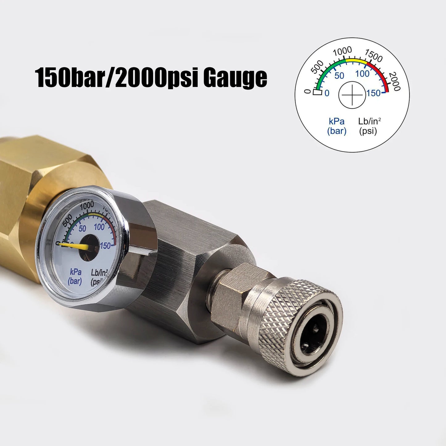 Brand New Filling Station Soda Water Maker Cylinder Tank Bottle CO2 Refill Adapter Connector W21.8-14 or G3/4 or CGA320.