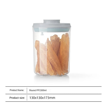 Airtight Food Storage Containers with Lids,Top Pop One Button Control,Air Tight Stackable Dry Cereal Container Set for Pantry.