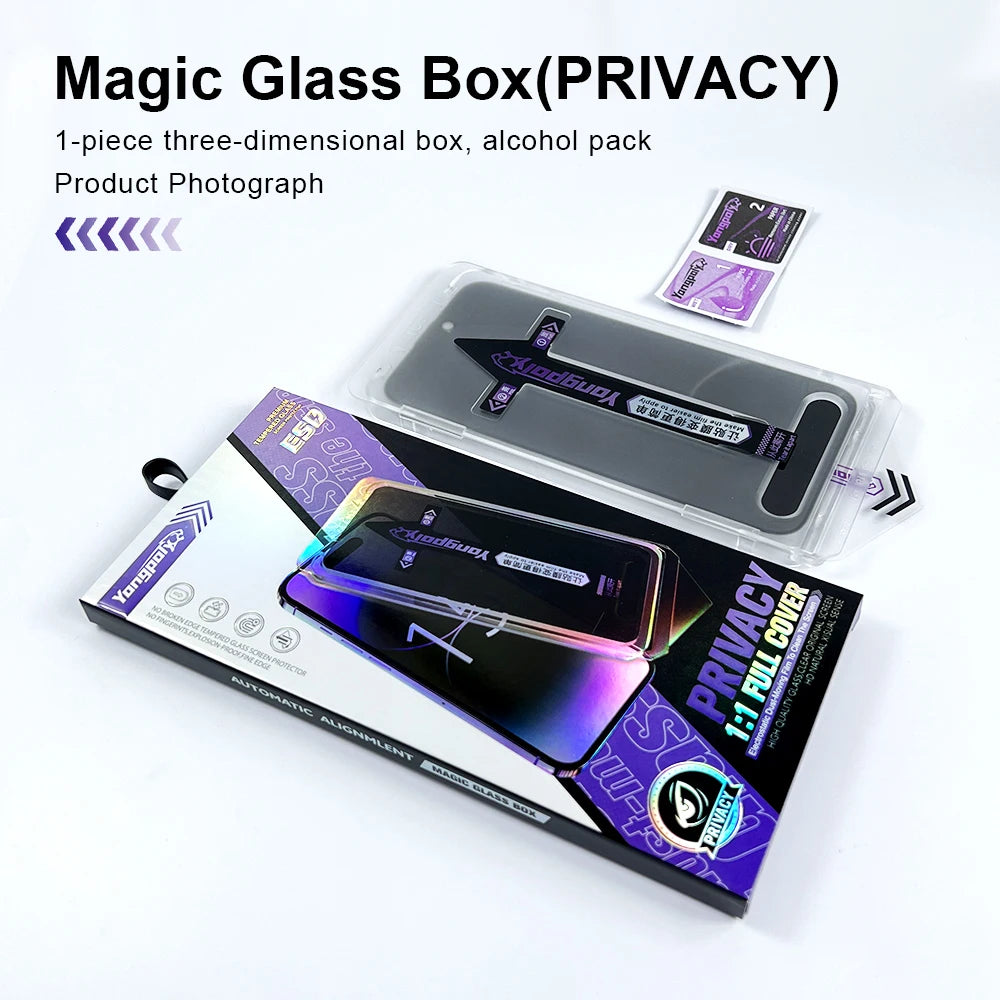 Anti Spy Privacy Full Cover Glass Screen Protector For iPhone 17 Air 16 E 16E 15 Pro Max 14 Plus 13 12 11 Protection Accessories.