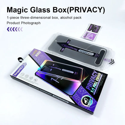 Anti Spy Privacy Full Cover Glass Screen Protector For iPhone 17 Air 16 E 16E 15 Pro Max 14 Plus 13 12 11 Protection Accessories.