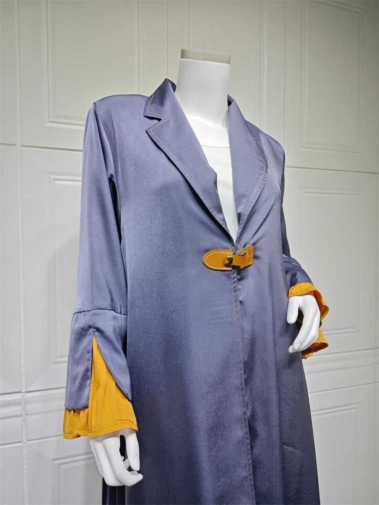 Ramadan Abayas For Women Eid Open Kimono Abaya Damen Dubai Muslim Kaftan Dress Islam Clothing Kebaya Caftan Marocain Robe Femme.