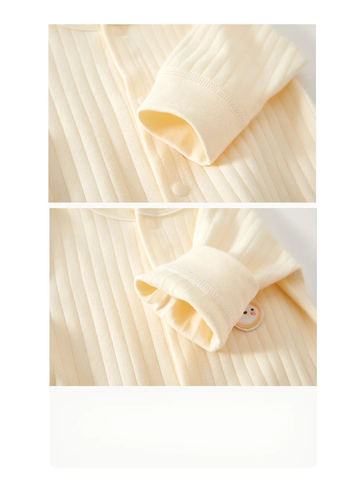 AYNIGIELL Frühling und Herbst 0-12 Monate Baby-Strampler Hochwertiger Neugeborenen-Overall aus 100 % Baumwolle für Neugeborene, Jungen und Mädchen.