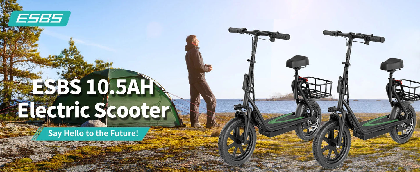 New Design Electric Scooter for Adults 350W/500W AOVOPRO High Performance Motor Foldable Escooter with 25/45KM Commute Range.