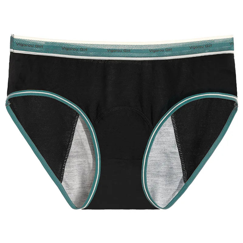 Leak-Proof Period Underwear Women Plus Size High Absorbency Reusable Menstrual Panties Anti-Stain Heavy Flow Protection Night.