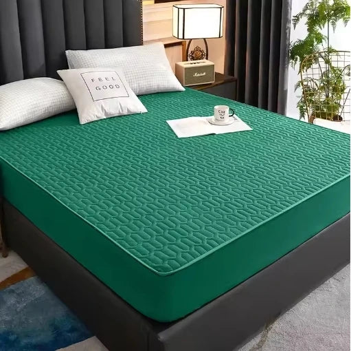 Waterproof Thicken bed Cover Protector Skin-Friendly Queen King Double Fitted Sheet Mattress Cover Mat 150x200 180x200 160x200cm