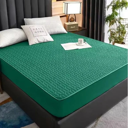 Waterproof Thicken bed Cover Protector Skin-Friendly Queen King Double Fitted Sheet Mattress Cover Mat 150x200 180x200 160x200cm