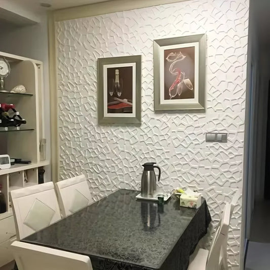 Decorative moisture-proof waterproof anti fouling anti-collision self-adhesive 3D modern style wallpaper 35*35cm ceiling