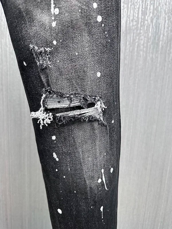 new design style D2 Men Jeans Coolguy Long Pants Straight Multiple button Hole SLIM black top quality D2 jeans pant 881.