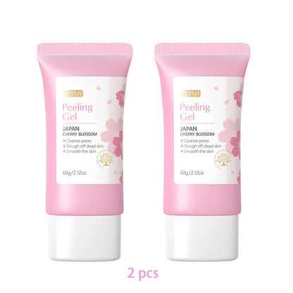 Sakura Face Deep Cleaning Exfoliating Gel Skin Care Whitening Moisturizer Repair Facial Scrub Skin Care 60g.