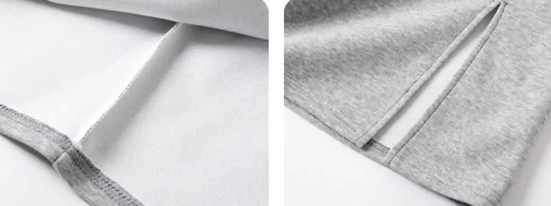 Women's Gray Split Midi Skirts Elasticity Waist Casual Loose Long Skirts Female Autumn Winter Thicken Plus Velvet Straight Skirt.