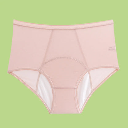 3 Pcs Women's Cotton Briefs Menstruation Underwear Leak Proof Sanitary  With Menstrual Bamboo Fancy Low Waist Slimming Panties.