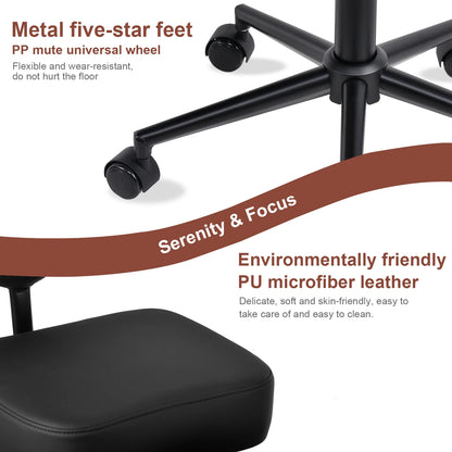 Meditationsstuhl, Relaxsessel mit Rollen, höhenverstellbarer Sitz mit Lordosenstütze |   für Erwachsene Zappeln und Yoga