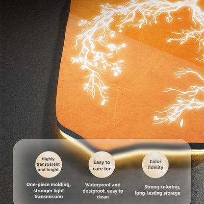 20-Zoll-Mode-Wanduhr, Esszimmer, Wohnzimmer, Mond, die Erde, Modellierung, LED-Licht, geräuschloses Uhrwerk, Schlafzimmeruhr, Wanddekoration