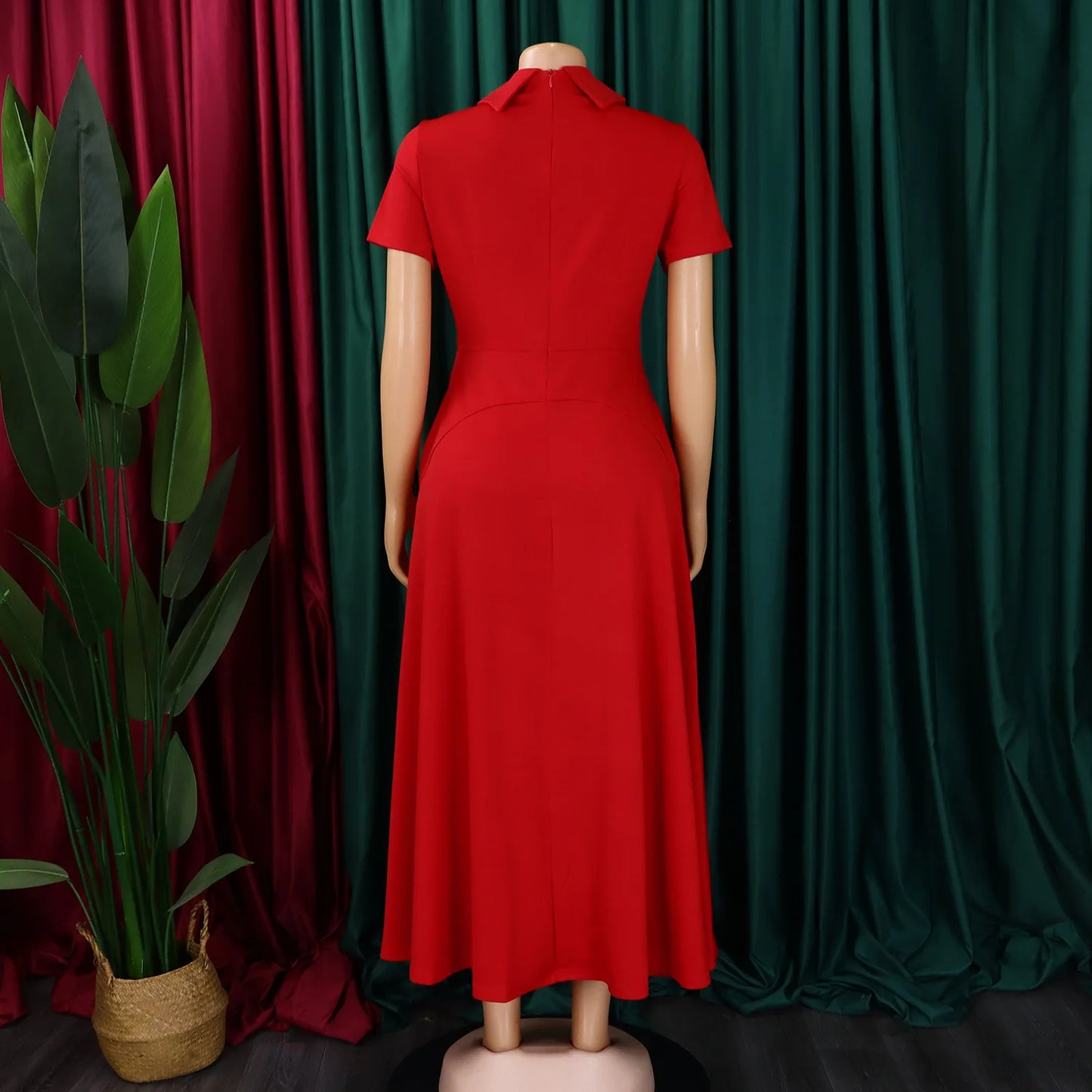 Elegante Kirchenkleider für Frauen, plissiert, A-Linie, kurze Ärmel, unregelmäßige Länge, edle, bescheidene afrikanische Kleider, Party-Anlass, weiblich