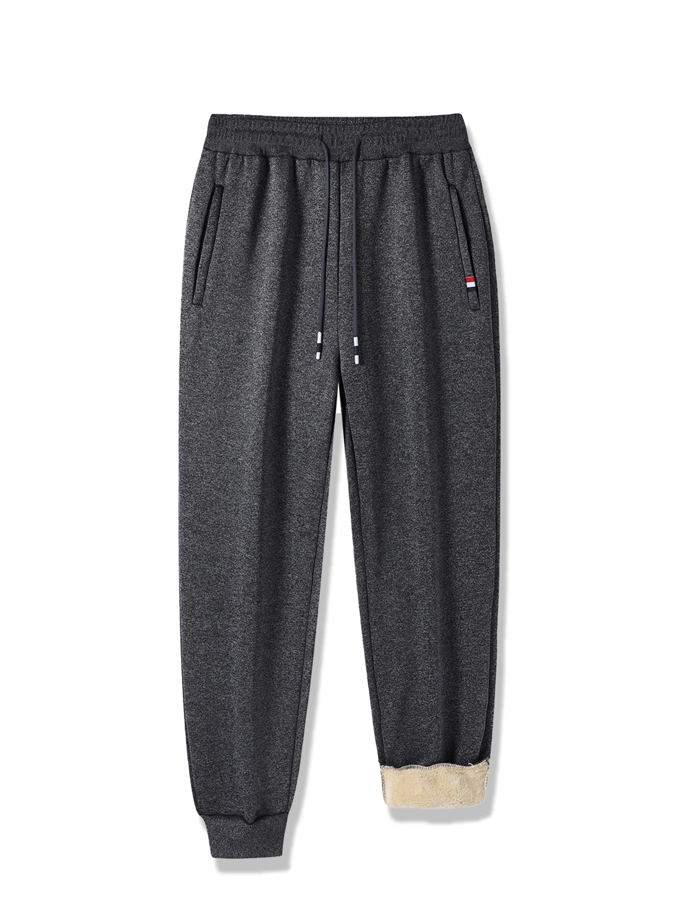 Autumn Winter Thicken Fleece Sweatpants Men Women Loose Casual Trousers Drawstring Warm Outdoor Sports Pants Jogging Pants