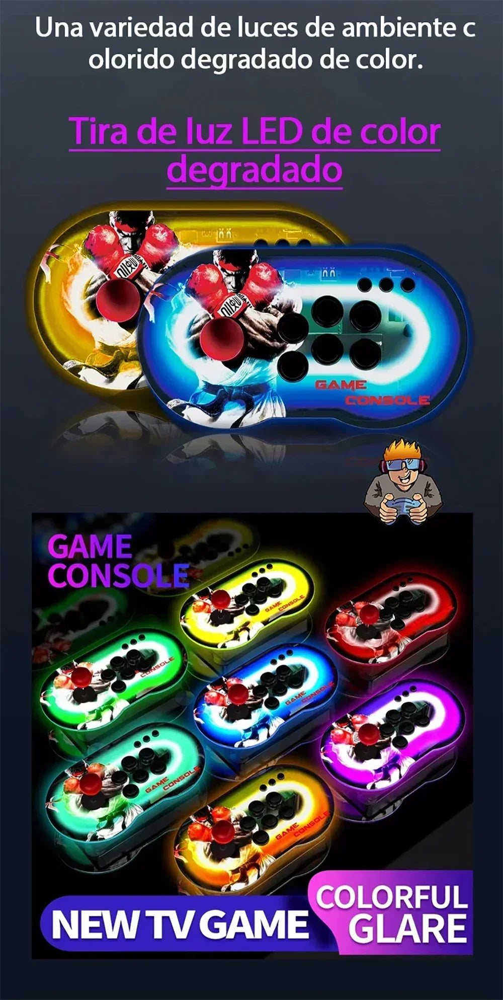 Retro Video Game Console Joystick MT6/M9  Retro Video Game PS1 Double Battle Wireless Controller Console Arcade Game,15000.