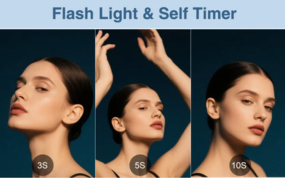 Ourlife AC600 Digital Camera 4K 64MP UHD Cameras 18X Digital Zoom 180° Flip Screen Vintage Vlogging Camera for YouTube Autofocus.