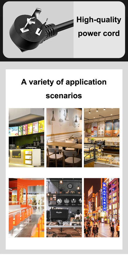 Commercial Slipper Shape Waffle Maker Machine 4 or 6 Holes Non-stick Waffle Iron Kitchen Snack Equipment.