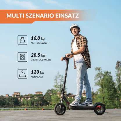 5TH WHEEL ES14 ABE Adult E-Scooter 400W Motor 48V 7.5AH Battery City Electric Scooter 10" Solid Tires Foldable Electric Scooter.