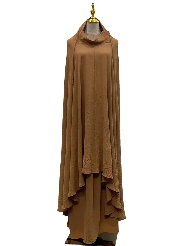 Ramadan Khimar Abaya Saudi Arabia Turkey Islam Muslim Hijab Dress Robe Femme Musulmane Prayer Clothes Abayas For Women Kebaya