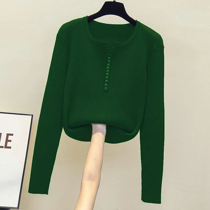 2026 gestrickte Frauen Pullover Taste V-ausschnitt Pullover Herbst Grundlegende Pullover für Weibliche Pullover Schlank Solide Bold Streifen Tops.