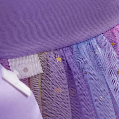 Elegantes, ärmelloses Tüll-Ballkleid für Kinder, Bühnenaufführungen, Hochzeiten, Weihnachten, Mädchenkleider, Mädchen-Prinzessin-Partykleider.