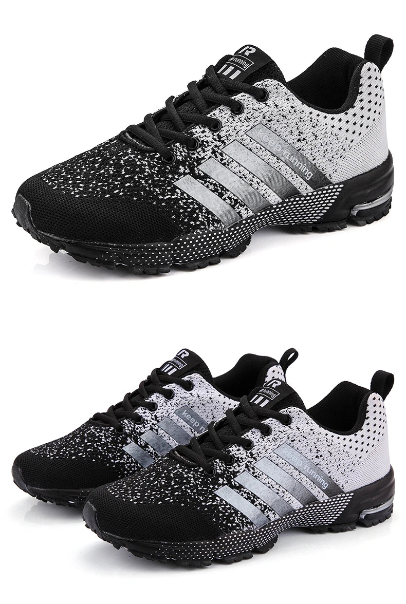 Men Running Shoes Fashion Couple Sneakers Breathable Casual Sport Shoes Outdoor Walking Jogging Tennis Shoes Athletics Plus Size.