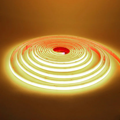 12V 24V COB Led Neon Strip Light Tape Waterproof IP68 320 LEDs Flexible Milk Tube Liner Lighting 10 Colors 0.5m 1m 2m 3m 4m 5m