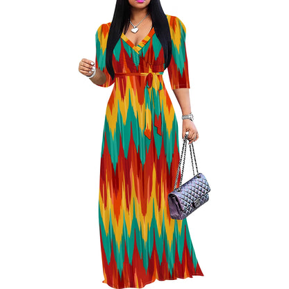 Damen Casual Sexy V-Ausschnitt 3/4 Ärmel Clubwear Party Outfits.