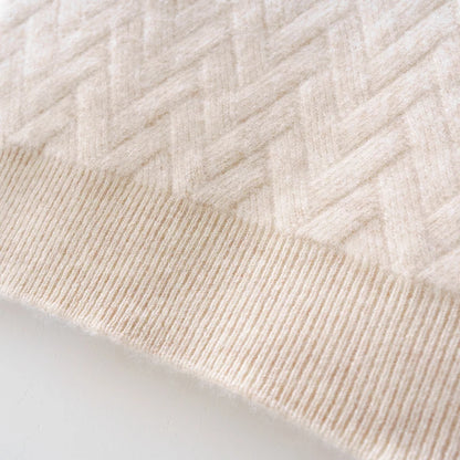 Men 100% Merino Wool New O-Neck Fashion Solid Color Sweater Long Sleeves Pullover Cashmere Soft Warm Comfortable Clothing Top.