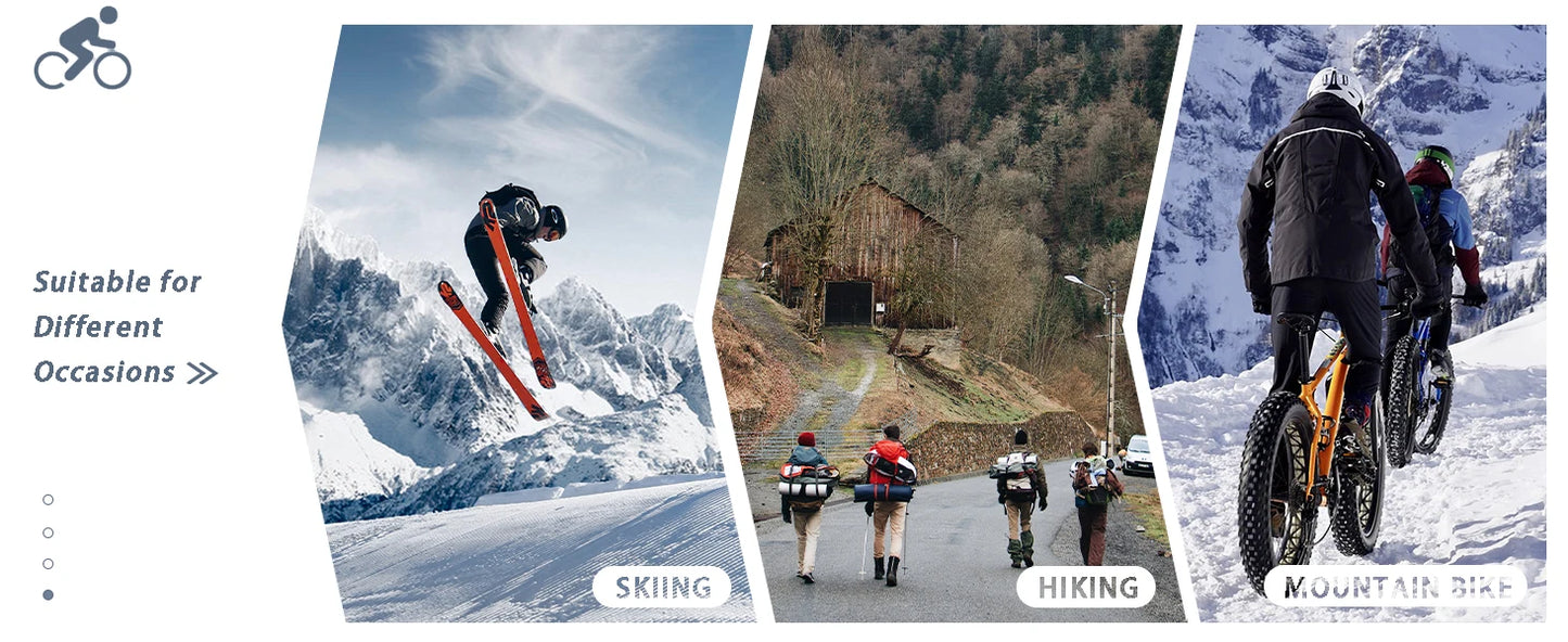 TACVASEN Winter Thicken Fleece Jacket Mens Waterproof Hiking Skiing Jackets Outdoor Mountain Trekking Windbreaker Parka Male.