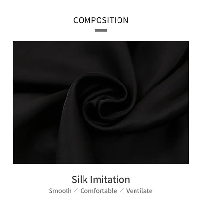 Sommer-Pyjama-Set aus Seidensatin für Damen, Oberteil und Shorts mit Knopfleiste, 2-teilig, Nachtwäsche, gekerbter Kragen, Nachtwäsche, Loungewear für Damen