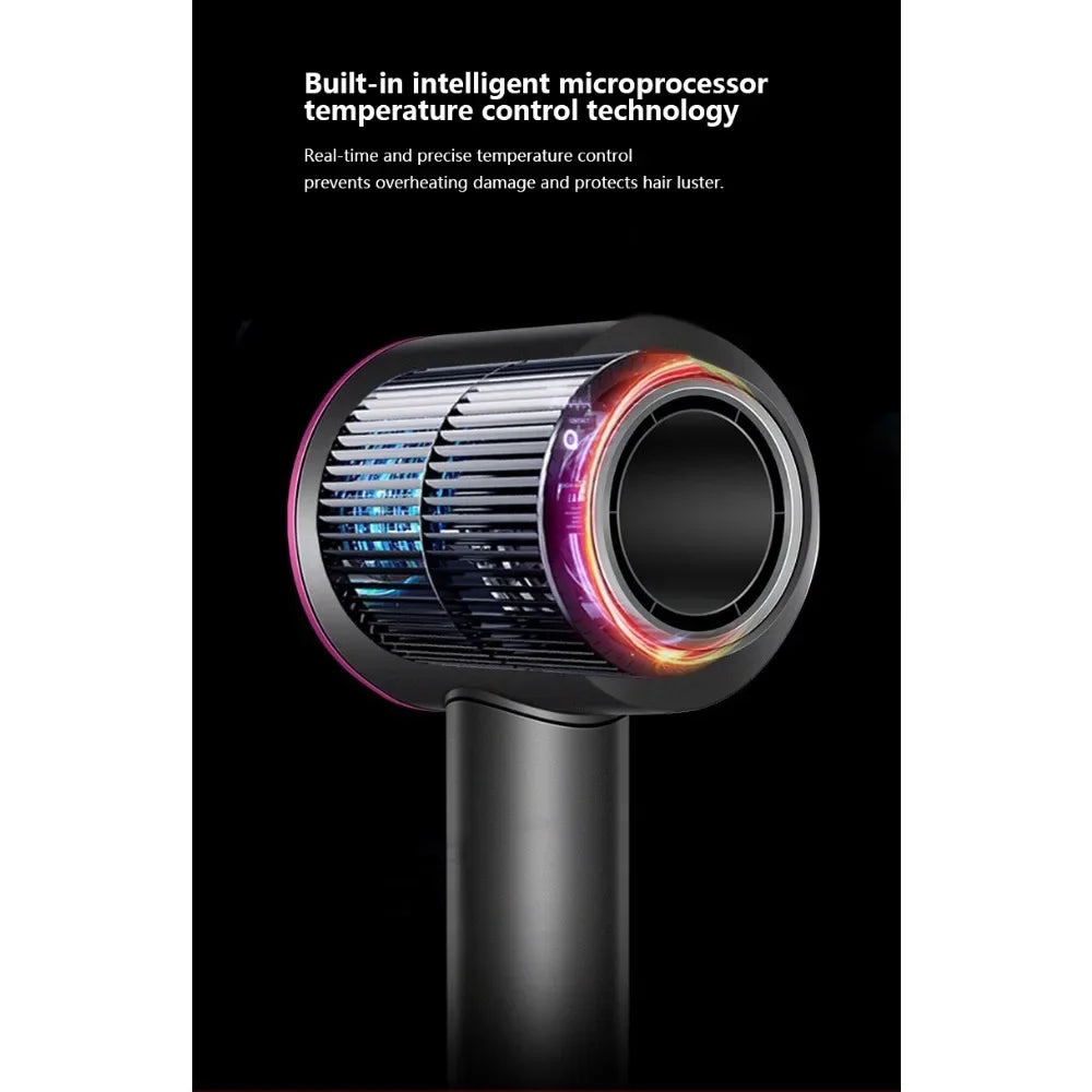 Professional Ionic Hair Dryer with Anion Technology, Hot/Cold Air, Lightweight 5 in 1 Styling Tool for Easy Blowouts