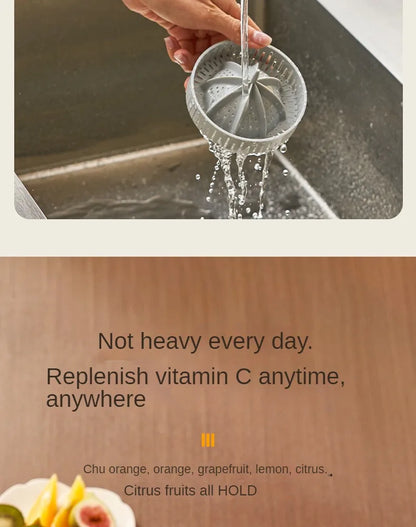 Rechargeable Electric Citrus Juicer Orange Juice Machine Extra Large Caliber Residue Separation