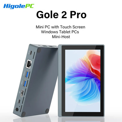 Higole Gole 2 Pro 5.5'' Intel N5095 Mini PC Windows 11 WiFi5 BT5.0  8/16GB 256GB Touch Screen 4K Desktop Computer Windows Tablet.