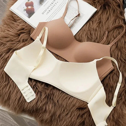 Seamless Bras for Women Small Chest 1/2 Cup Push Up Bra Non-Wire Bra Women Support Underwear Sexy Lingerie Female Intimates.