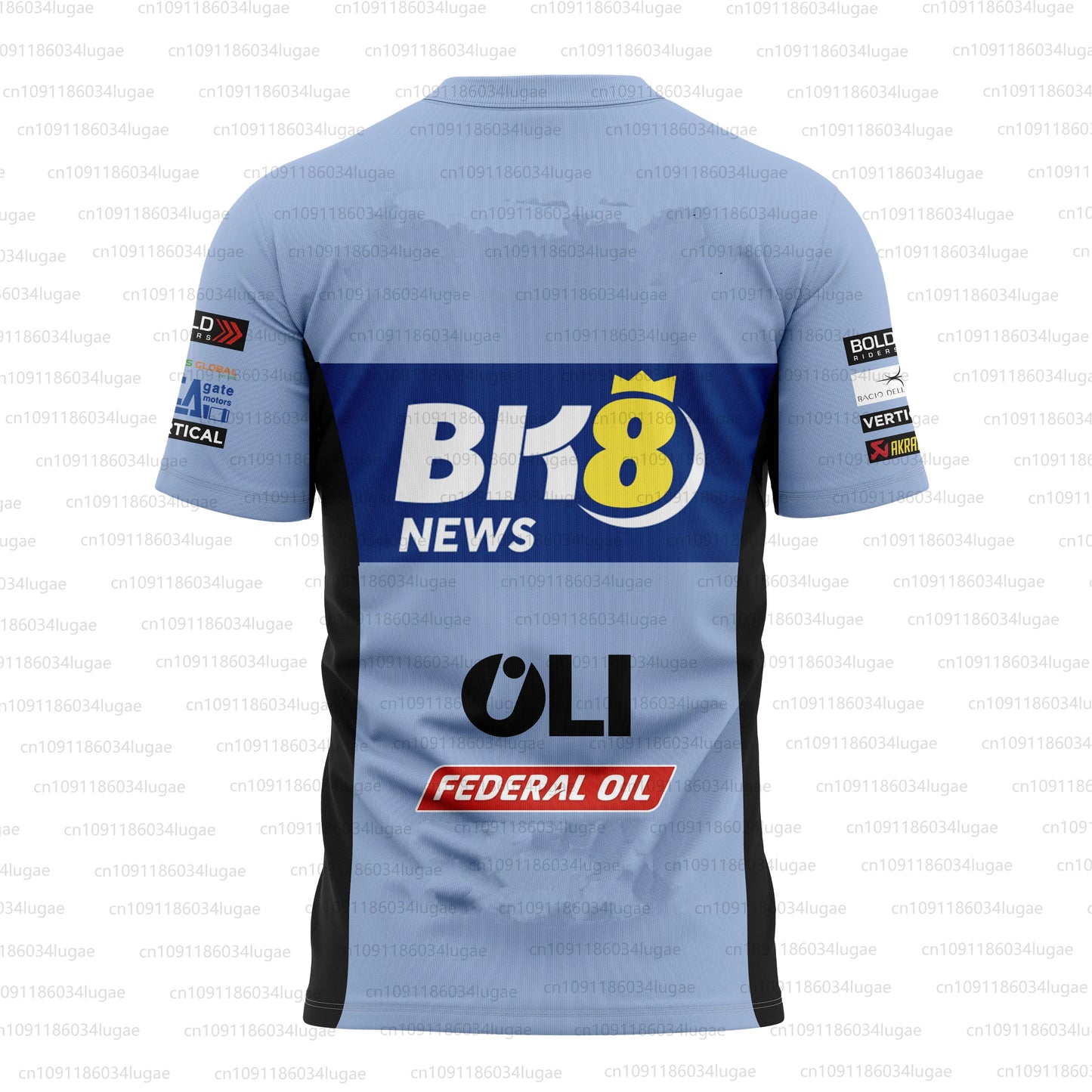 2025 Men's Women's Limited Edition Outdoor Sports Marc Mírquez Salute Design Breathable Leisure Retro Racing T-shirt O Neck Top.