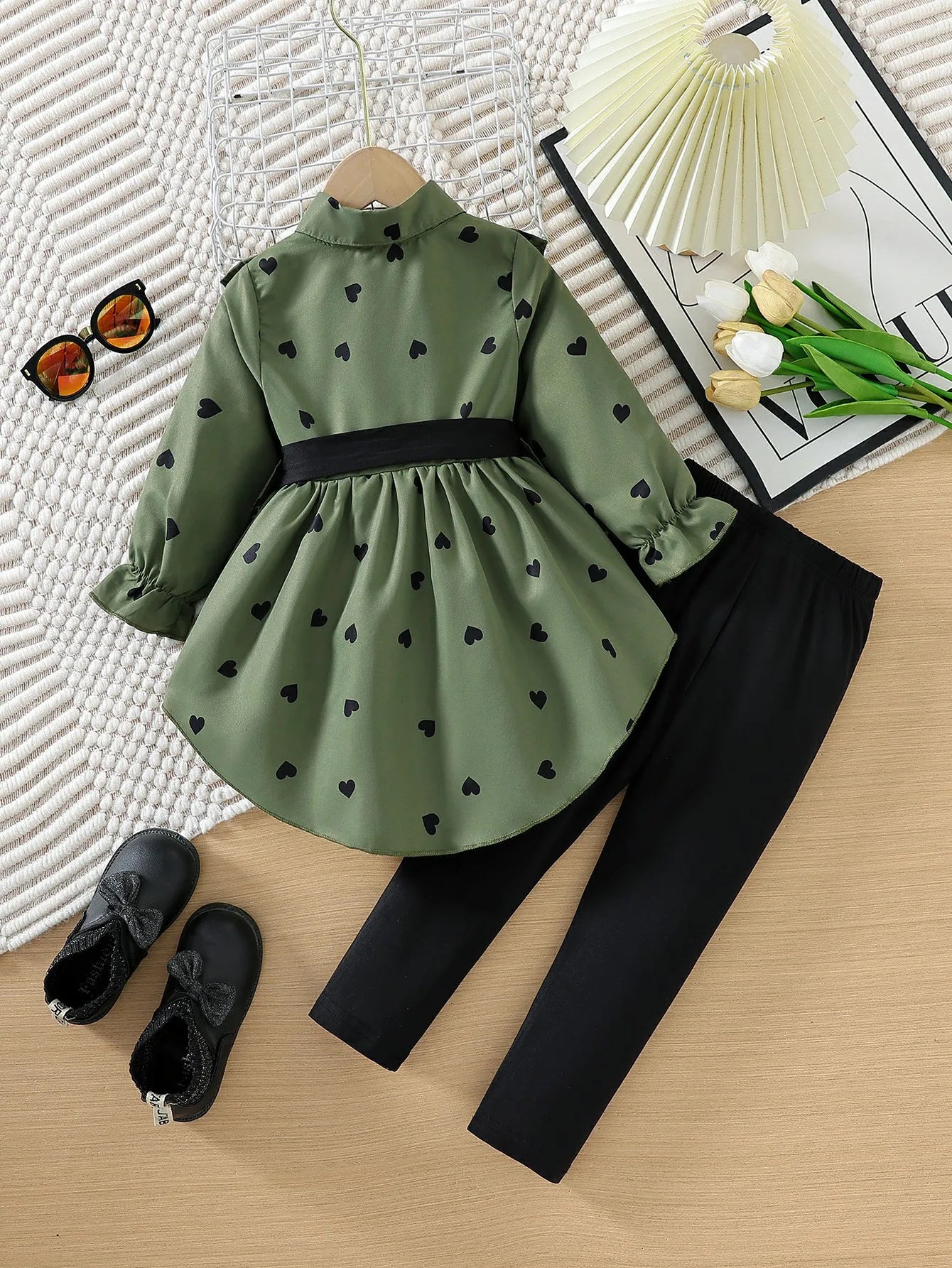 Spring Autumn Girls Clothing Sets New Fashion Shirt + Bottoms 2Pcs Girls Suits Birthday Gift 1 2 3 4 5 6 7 8 Years Kids Clothes.