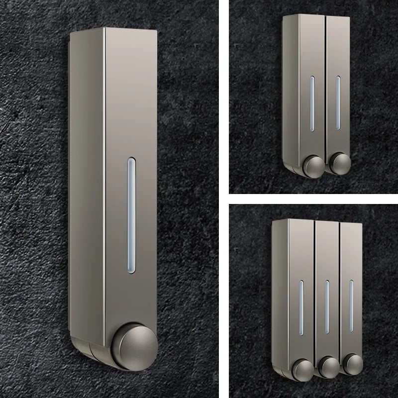 420ML Wand Badezimmer Flüssigseifenspender Waschlotion Händedesinfektionsmittel Kind Familie Hotel Küche Duschgel Spender