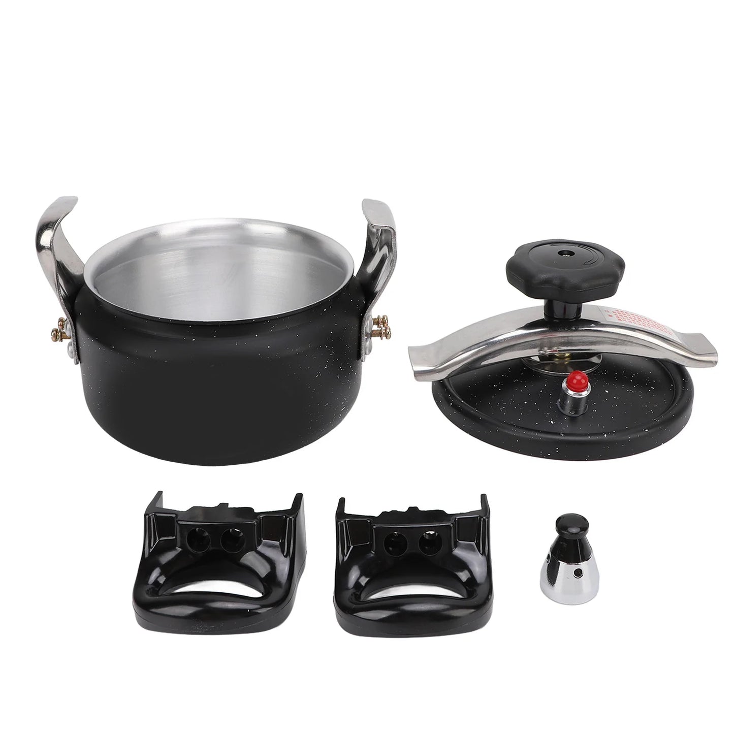 Pressure Cooker Aluminum Alloy Explosion Proof Large Capacity Compound Bottom Pressure Canner for Gas Stove Induction Cooker.