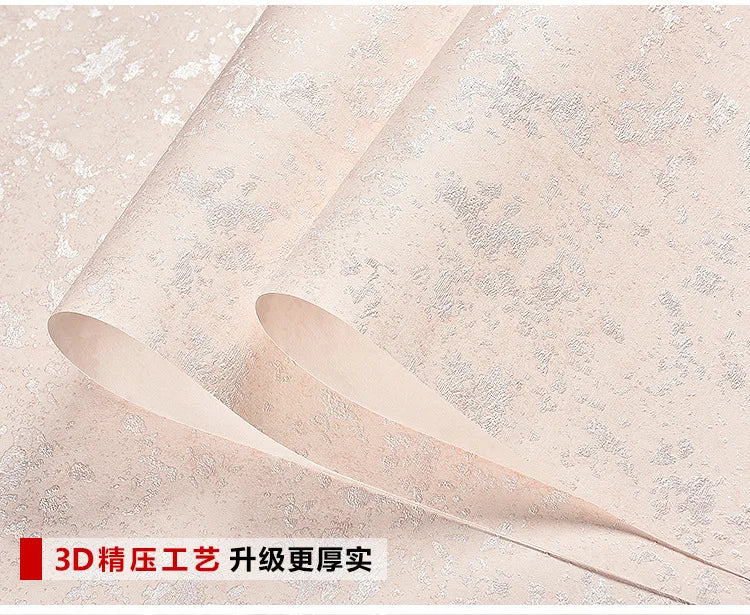 3D strukturierte solide Tapete Wanddekoration Schlafzimmer Wohnzimmer Home Decor Studie Ältere Zimmer Wandpapierrolle Nicht selbstklebend