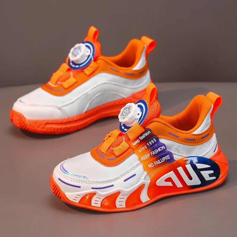 Autumn New Design Children Sneaker Boy Sports Shoes Fashion 4 To 12 Years Kids School Tennis Shoes Boy Casual Sneaker