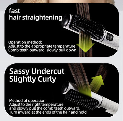 Electric Hot Comb Multi-function Wireless Hair Straightening Comb Negative Ion Anti Hot Styling Tool Hair Straightening Brush.