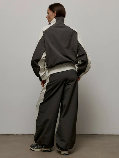 Two Piece Sets Pant Set Women Tracksuit Jogger Y2k Sweatshirts Autumn Winter Sports Elastic Waist Streetwear Pants Matching Sets